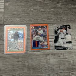 Topps Baseball Card Lot of 3