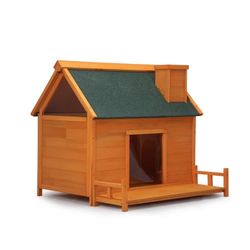Dog house outdoor weatherproof, Pet Crate Kennel for Small to Medium Dogs