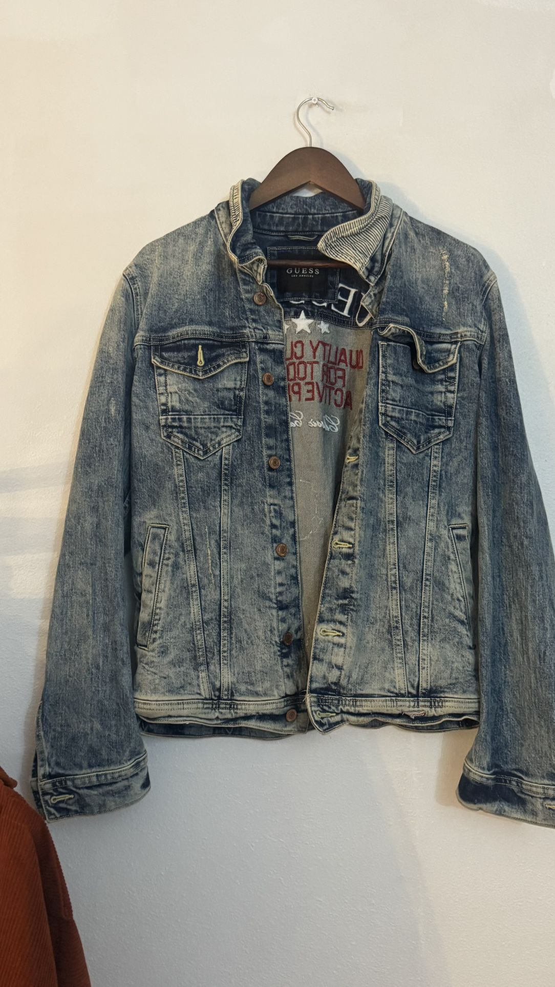 Guess Denim Mens Jacket