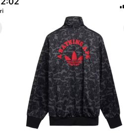 Bape Adidas All Over print Track Top