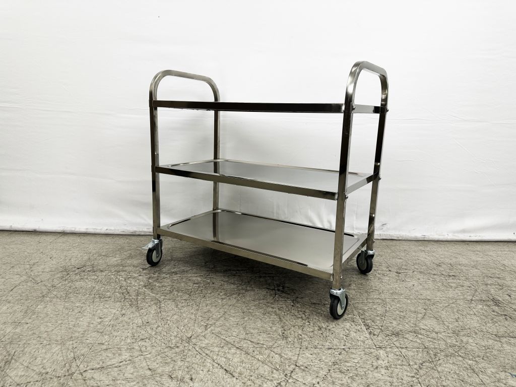 3 Tier stainless steel Utility Cart Rolling Storage CAR3,All Products : American Fashion Style Bags On Sale
