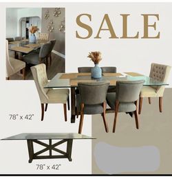 Beautiful Dining table and chairs