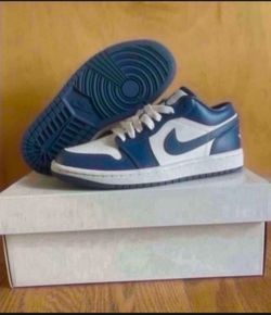 W Air Jordan 1 Low Game Royal Blue Void Size 5.5w  Brand New