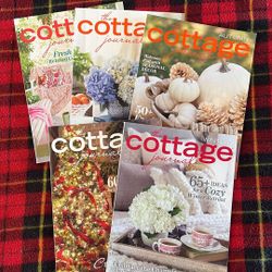 Five The Cottage Journal Magazines-2018-19