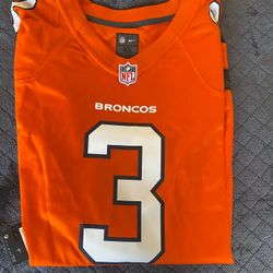 New With Tags Mens Orange #3 LOCK Broncos Size XXL