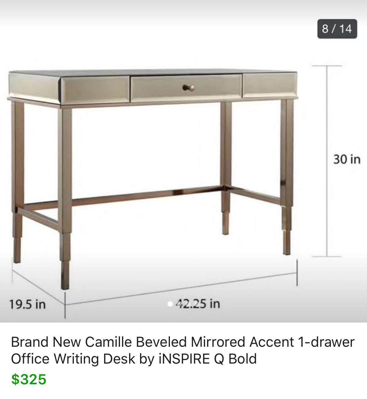 Mirror console table