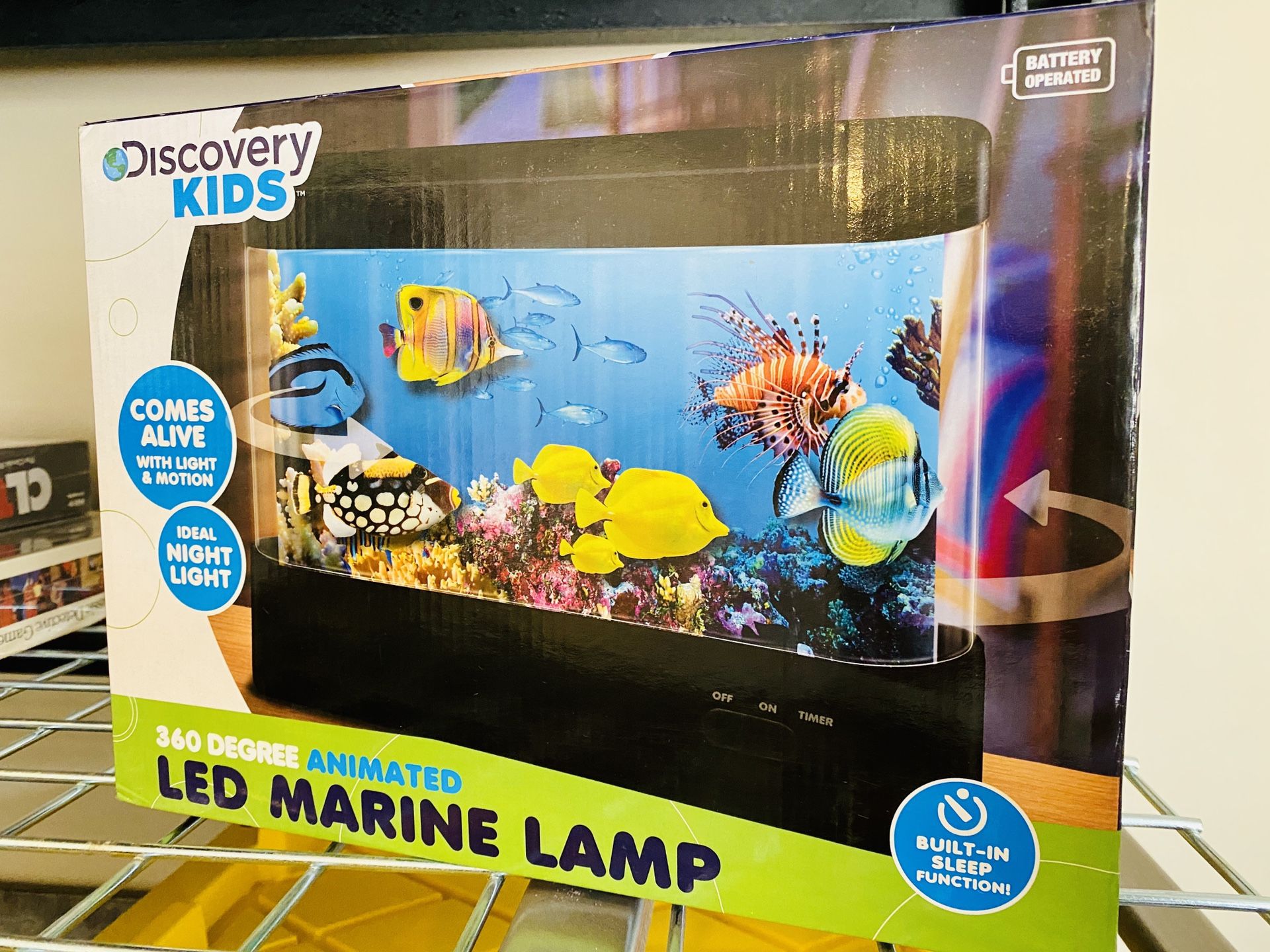 Discovery Kids Marine Lamp 360 Degree Animated LED NEW