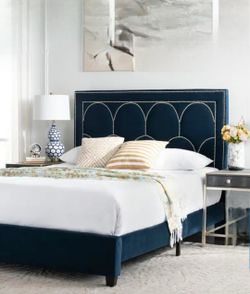 Safavieh Navy Bedframe