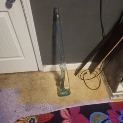 Old  Musket Bottle 35 Inches Tall Beautiful Bottle Very Thick Glass