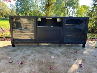 Black entertainment center
