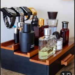 Grand Martin, cologne&watch wooden Display. Buy One Get 2nd 1/2 Prize