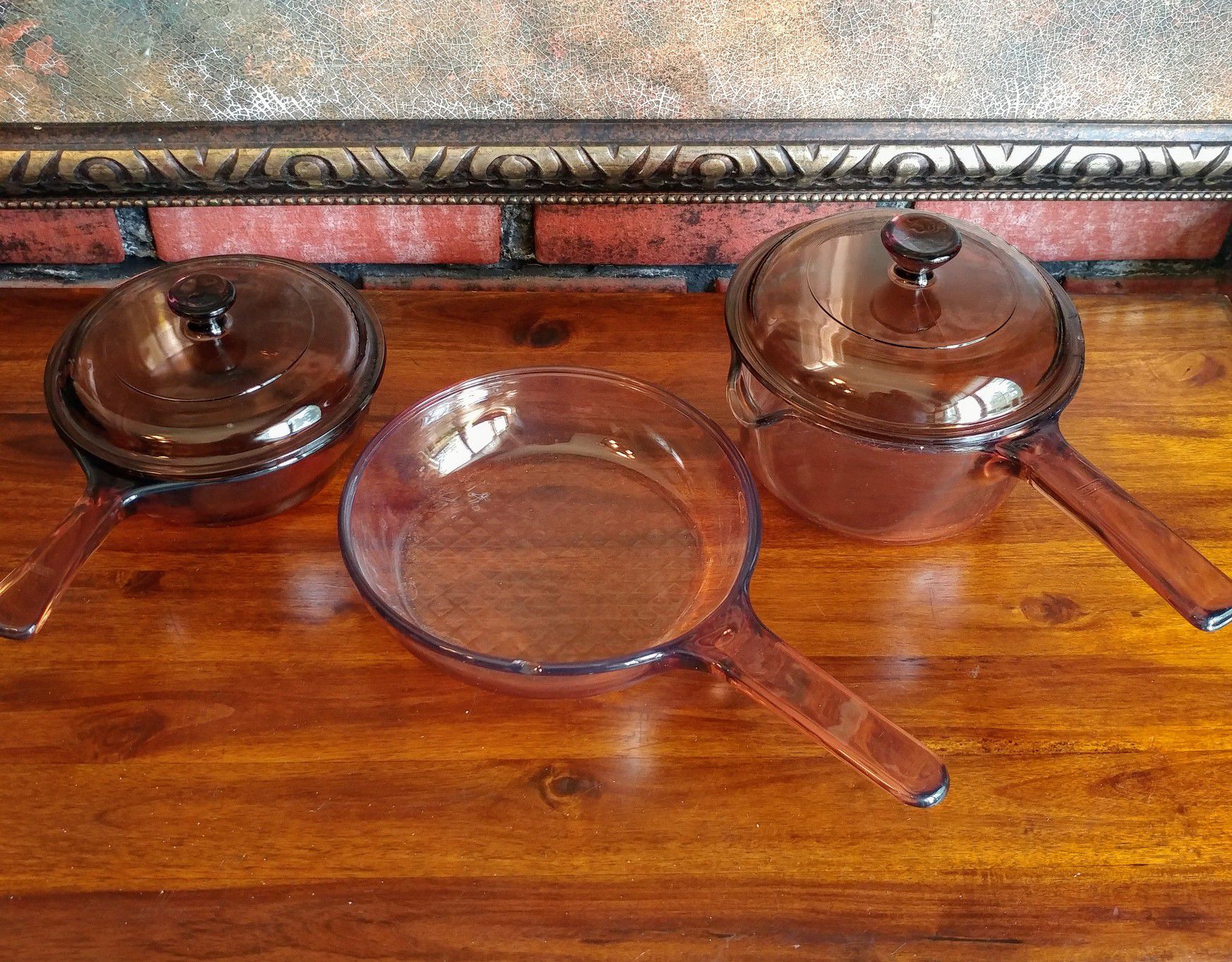 Vision cookware pots used clean all shown asking $10.