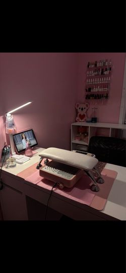 IKea Desk + 9 Cube Shelf both sold together