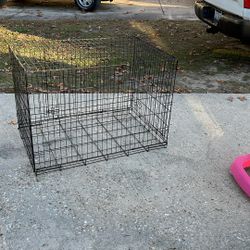 Very Large Dog Crate  42 Long 28!wide  And 29.5 High No Tray