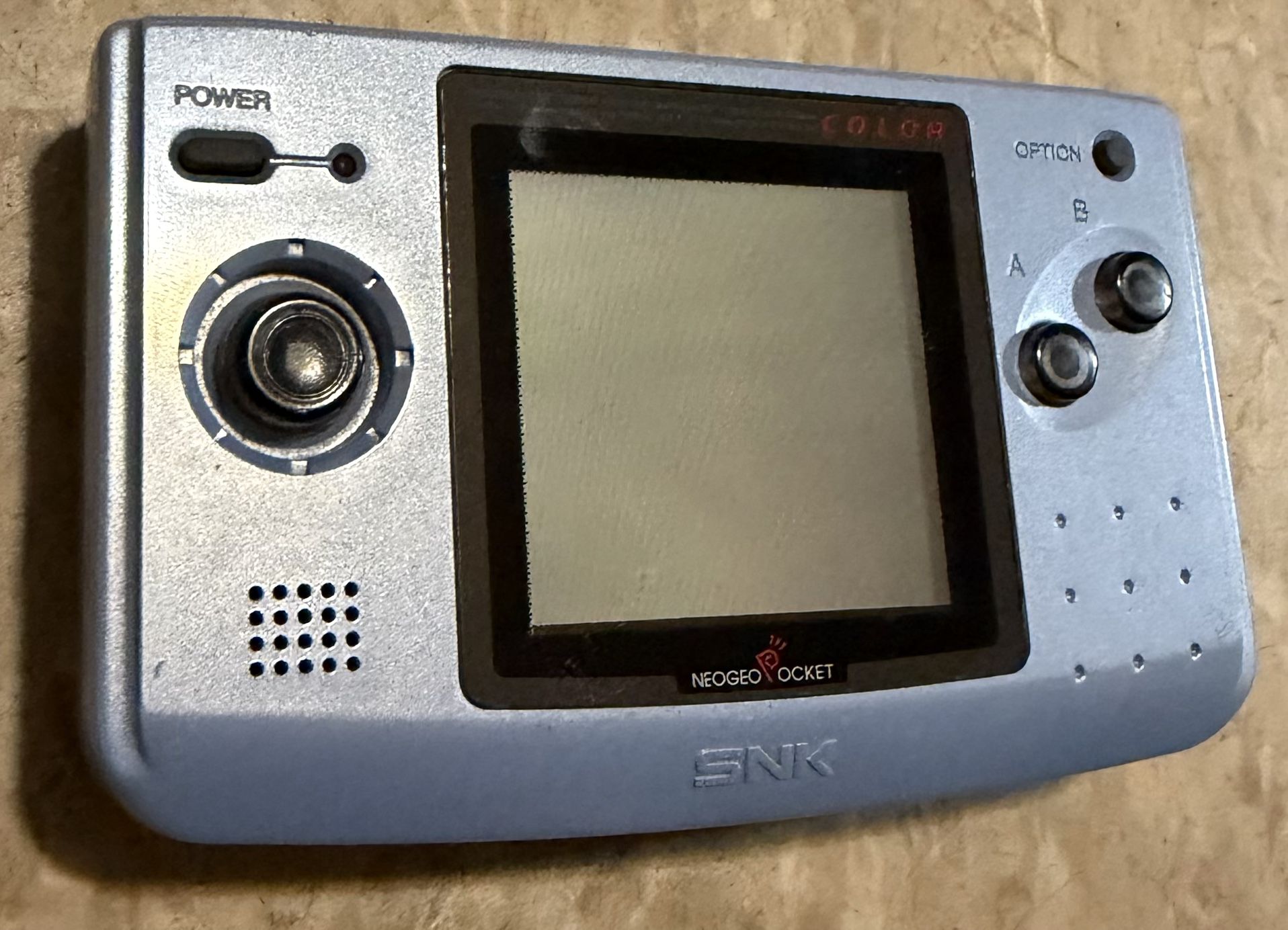 Neo Geo Pocket Color Handheld Video Game Console No Games!