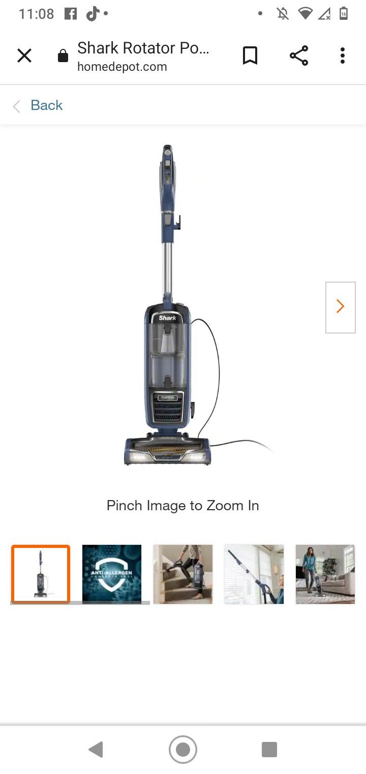 Shark Powered Lift Away Vacuum