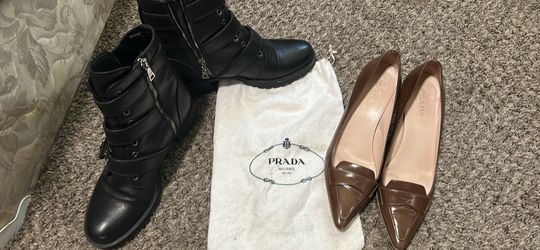 Prada Boots And Heels Size 38