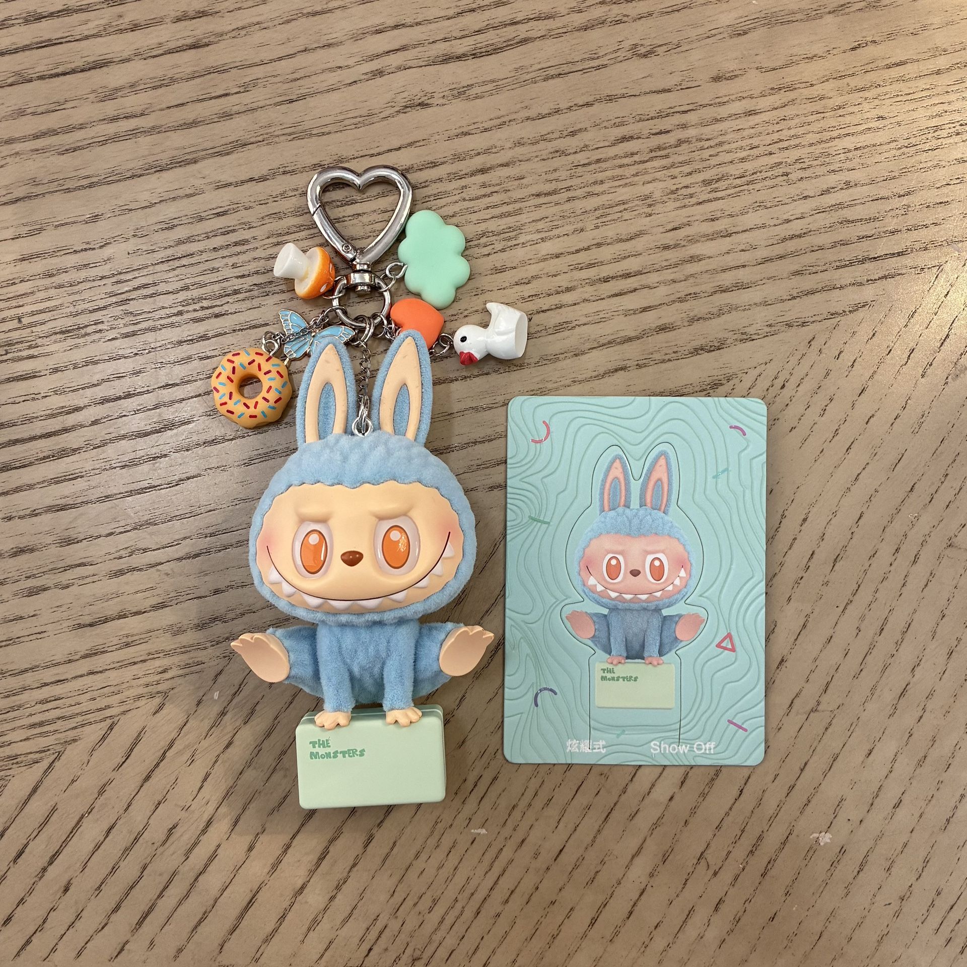 THE MONSTERS Labubu Lazy Yoga DIY Keychain - Show Off