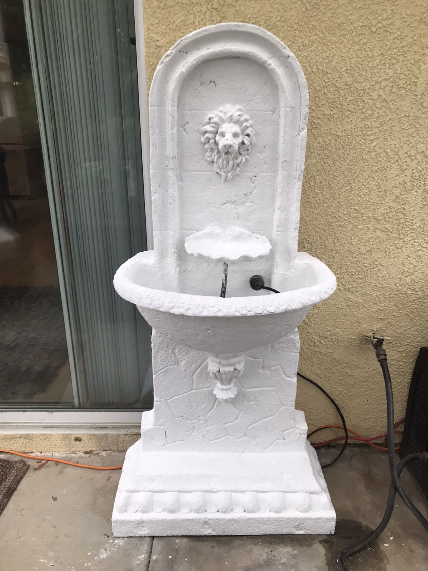 Beautiful lion fountain