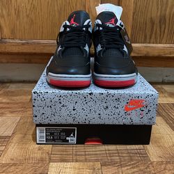 Air Jordan Retro 4 BRED REIMAGINED