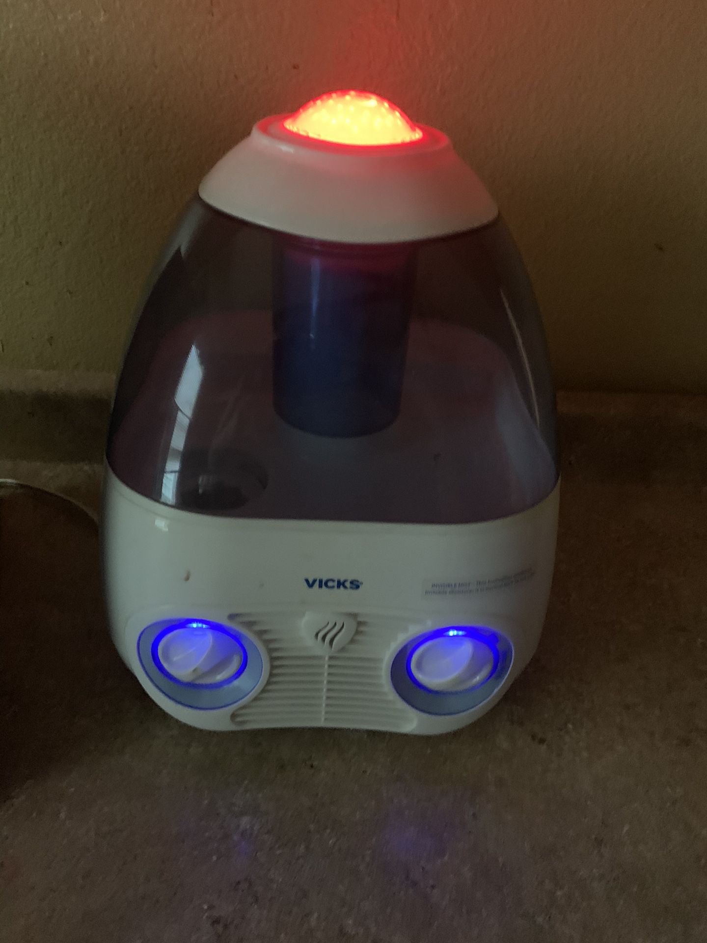 Starry light humidifier works well 10 dollars obo mpu
