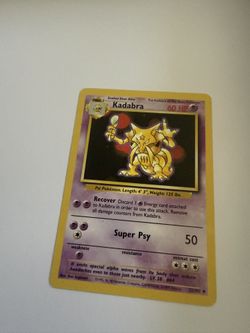 Pokémon Card kadabra 