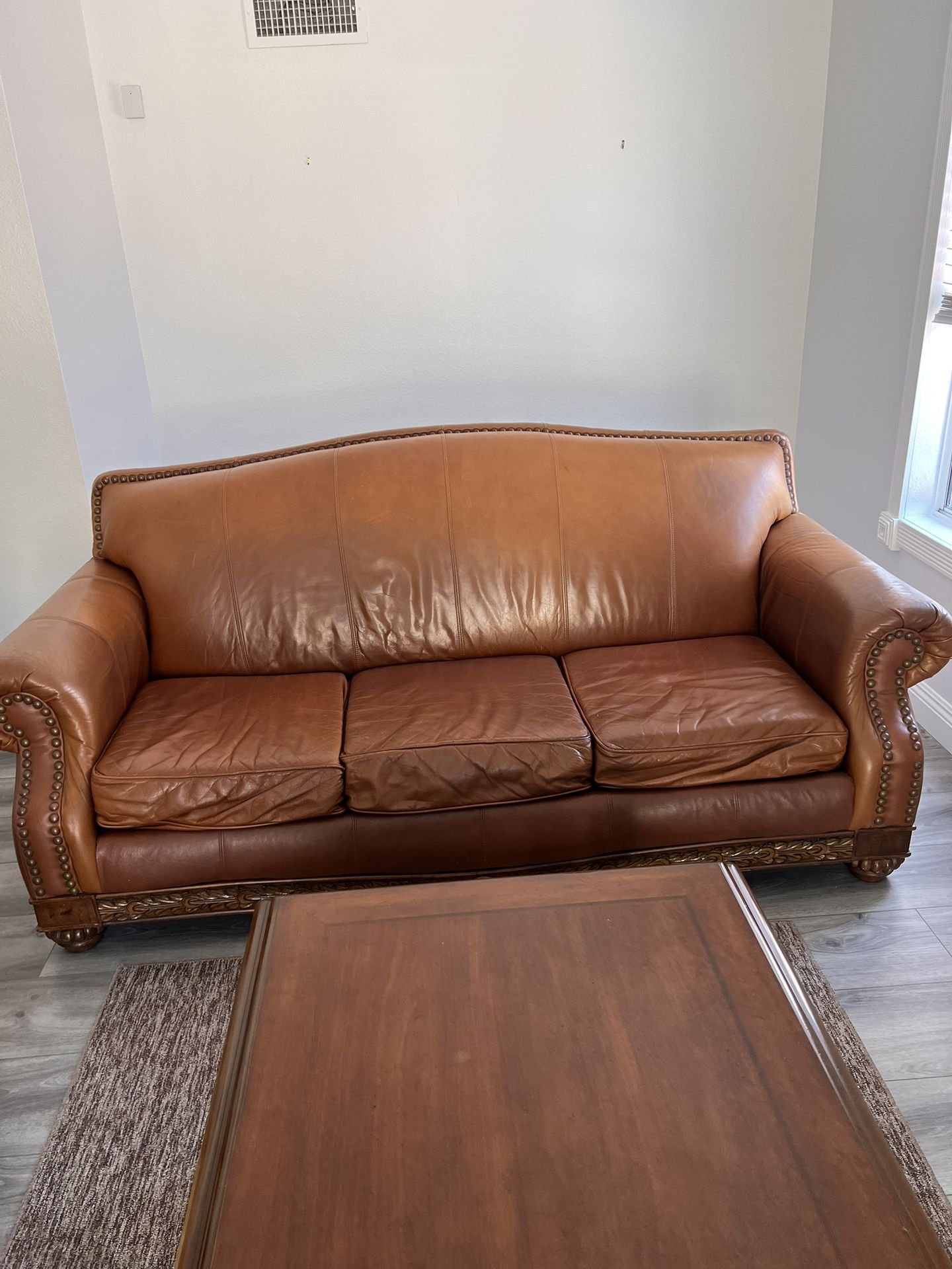 Sofa, Love Seat And Coffee Table