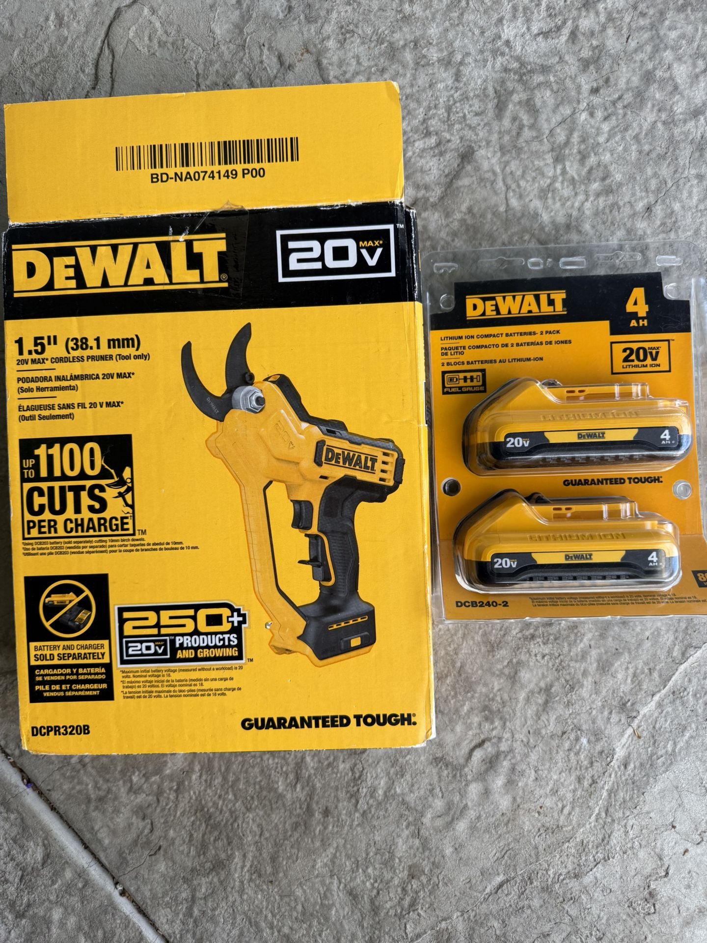 20v volt MAX Cordless Pruner WITH 20v 4ah Battery (Price Firm)