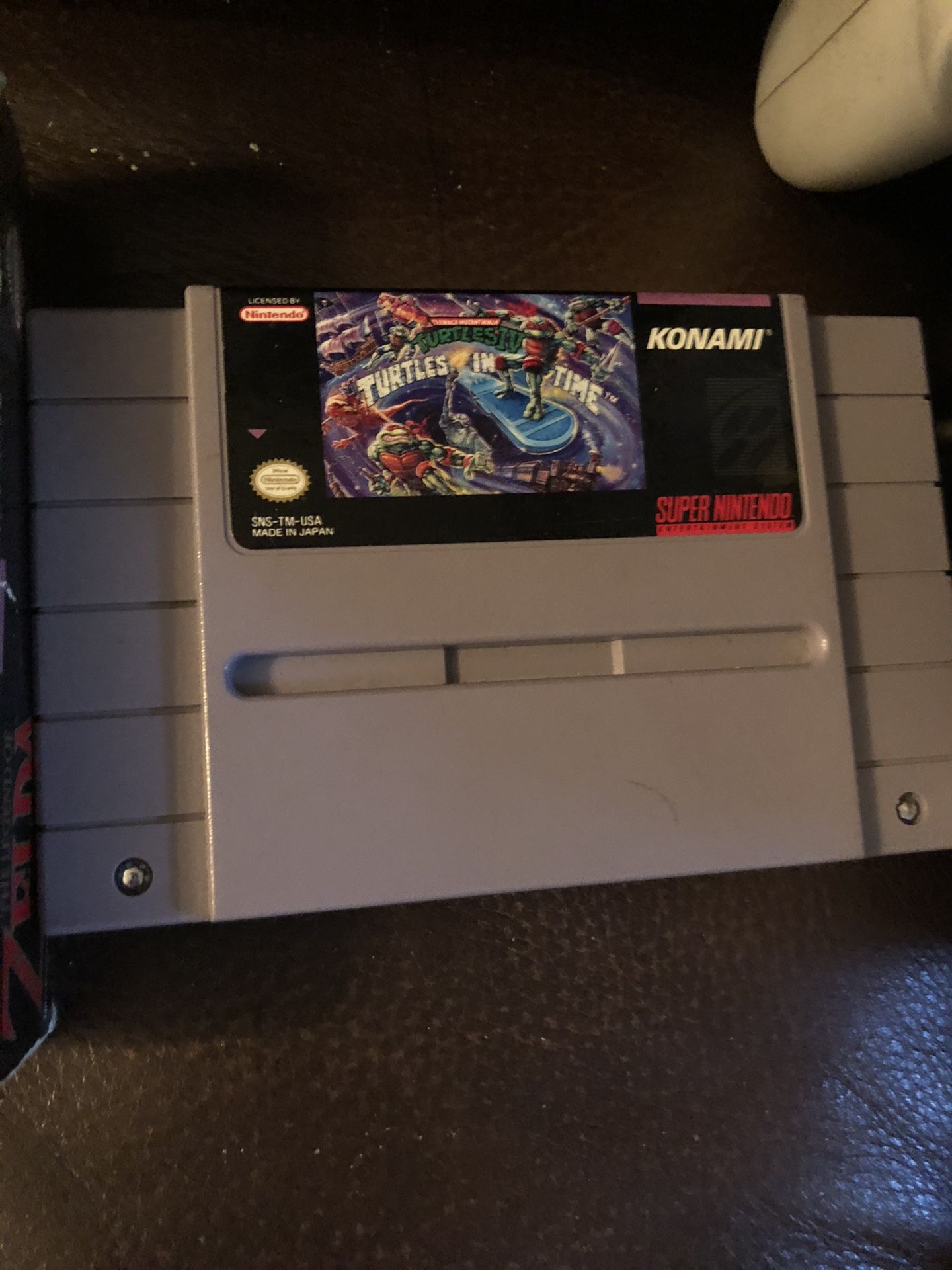 Super Nintendo Turtles In Time Snes Loose Tmnt Teenage Mutant Ninja Turtles