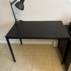 Desk, Chair And Lamp From IKEA 