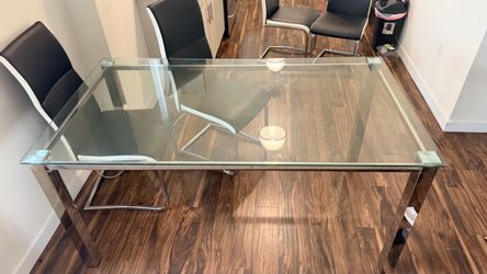 Dinning table glass top