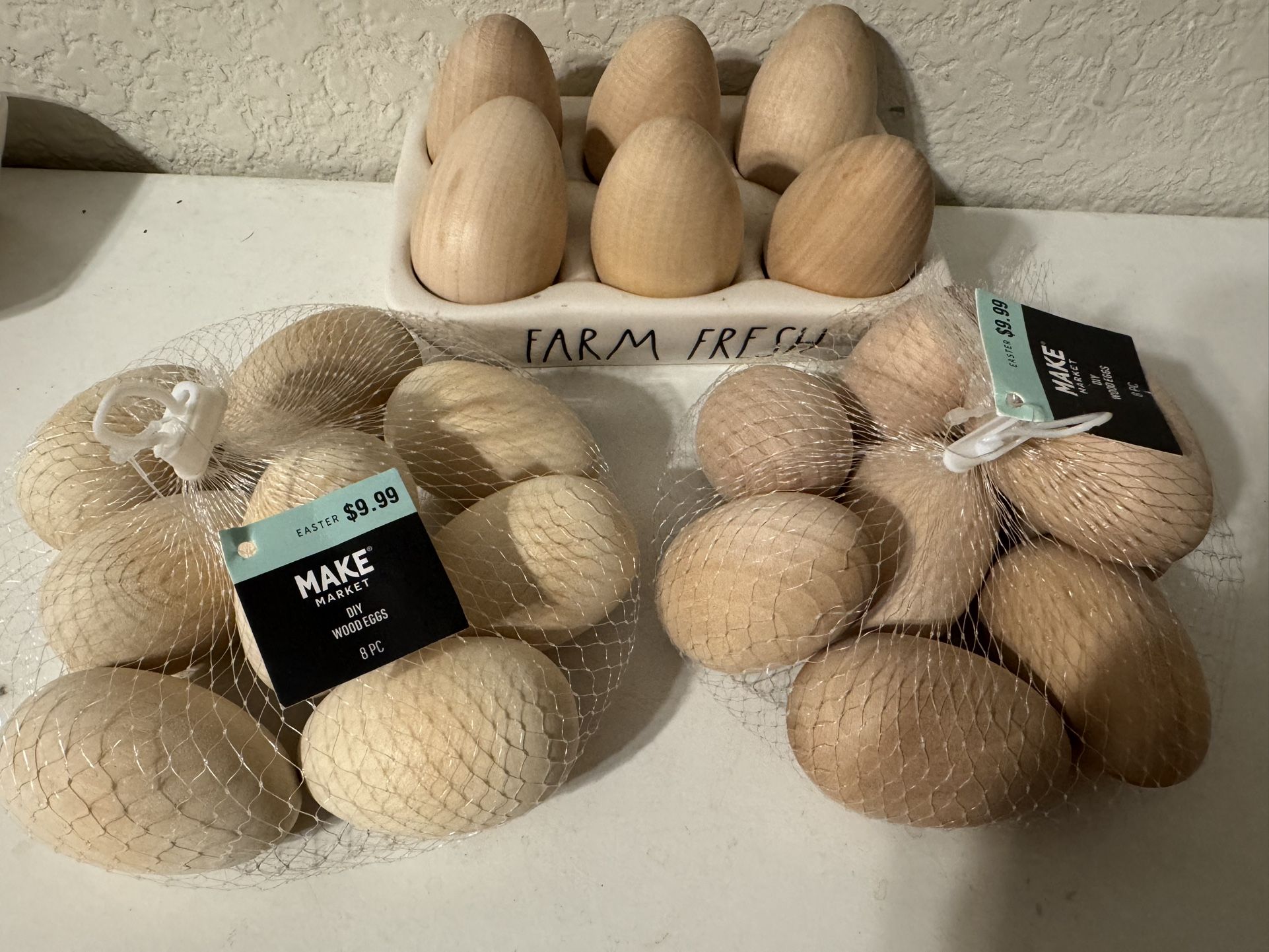 wood eggs 🥚