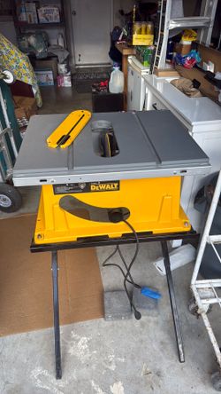 DeWalt table saw used once