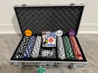 Poker chips set