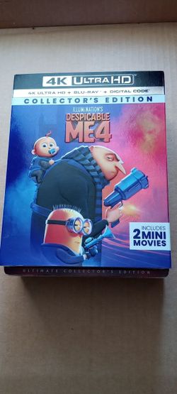 4k blu ray despicable me 4 bluray brand new