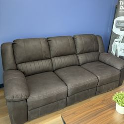 Jailil 87.5'' Upholstered Reclining Sofa