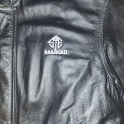 Vintage Rail Road Leather Jacket 