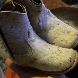 Cowhide Toddler Boots 