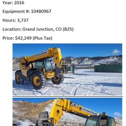 2016 JCB 509-42 S Reach Forklift