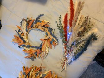 Table wreath and flowers