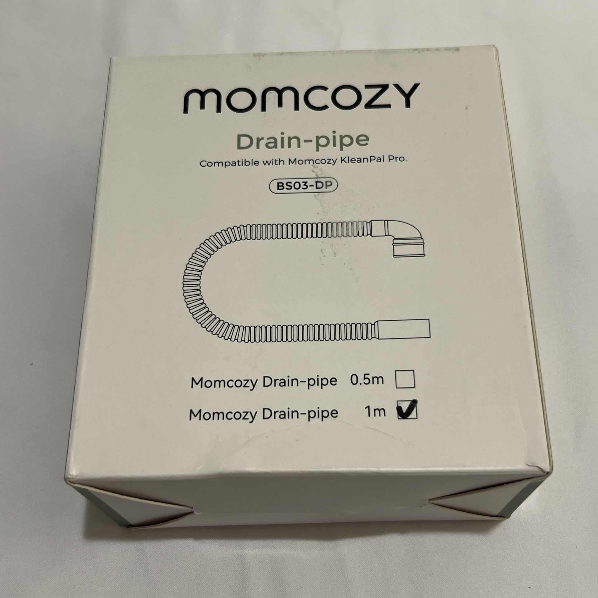 New Momcozy Soft & Safe Drain Hose for KleanPal Pro Baby Bottle Washer (1 M)