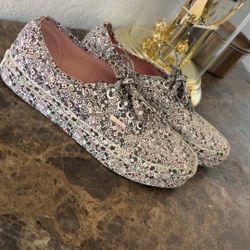 7.5 Vans Authentic Women's Low Shoe (mono Floral) - MULTI/MARSHMALLOW