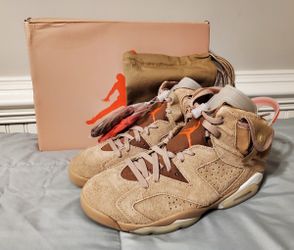 Travis Scott x Air Jordan 6 British Khaki size 9
