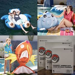 Pokémon Center Summer Days Pool Float Package of 3