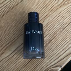 Empty Dior Sauvage Bottle