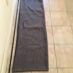 Draped And Rod Adjustable Grey Color , Long 72”, Width 54”