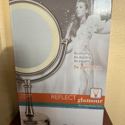 Brand new Conair Double Sided Lighted Mirror
