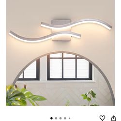 Bathroom Vanity Light Fixture, 26W 5CCT Dimmable Modern Led Bathroom Light Fixtures Over Mirror, LED Vanity Lighting Bar for Bathrooms (Brushed Nickel