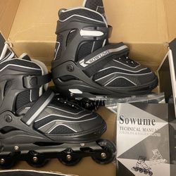 Sowume Adjustable Inline Skates For Girls And Boys Size L