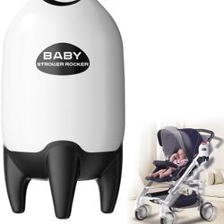 Baby Rocker, Portable Baby Bouncer Gently Rocks Any Stroller or Pram, Baby Vibrating Soother Adjustable Speed and USB Rechargeable, Baby Sleep Aid New